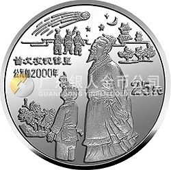 中國(guó)古代科技發(fā)明發(fā)現(xiàn)金銀鉑紀(jì)念幣（第3組）1/4盎司圓形鉑質(zhì)紀(jì)念幣