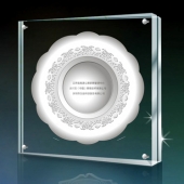 2014年11月：訂制深圳金溢科技合作伙伴純銀紀(jì)念盤(pán)定制