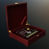 2016年4月定制　華夏職業(yè)學(xué)院建校30周年金銀紀念章定制