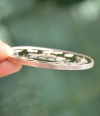 解放軍裝甲第11師組建紀(jì)念銀幣定做,純銀銀幣定做