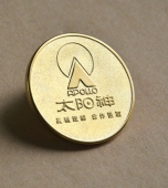 廣東太陽神公司成立20周年慶典紀(jì)念章,純金紀(jì)念章