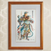 武圣關(guān)帝浮雕純銀銀畫批發(fā)個性定制零售定做銀畫